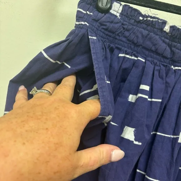 Apiece Apart Blue Printed Skirt