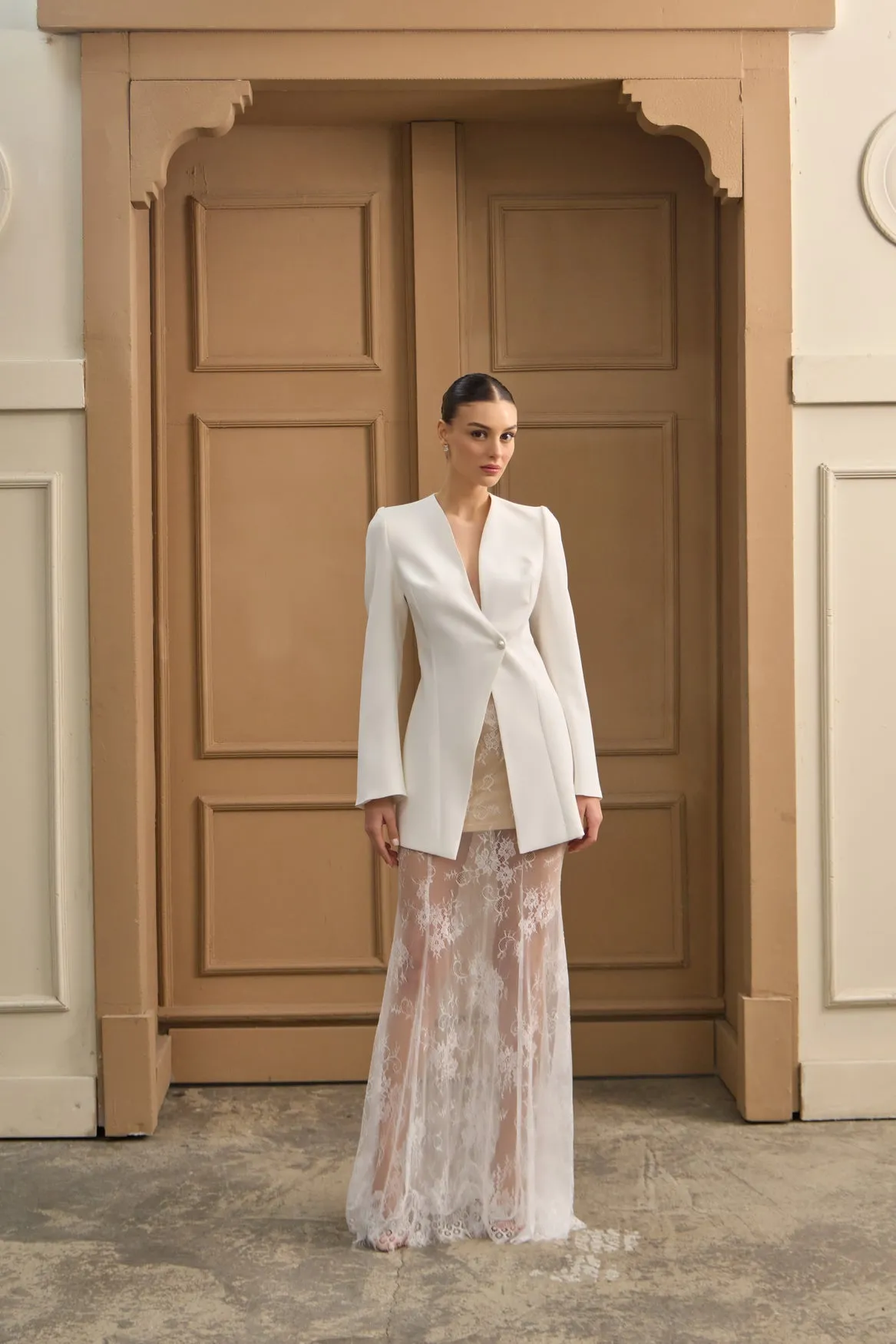 Astoria lace wedding skirt