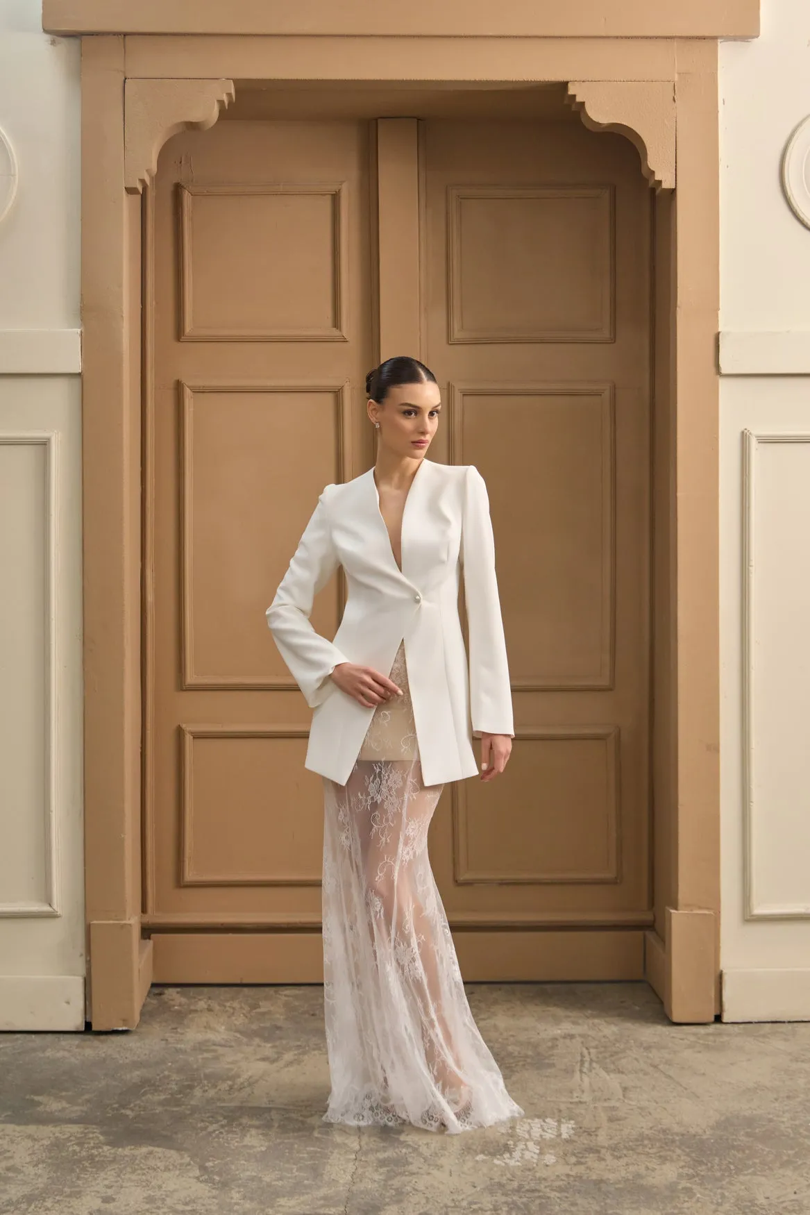 Astoria lace wedding skirt