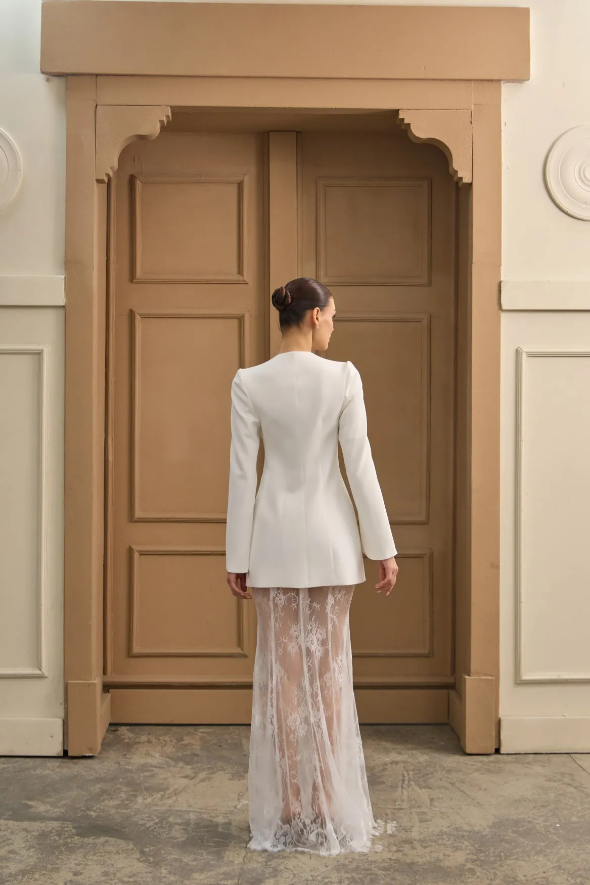 Astoria lace wedding skirt