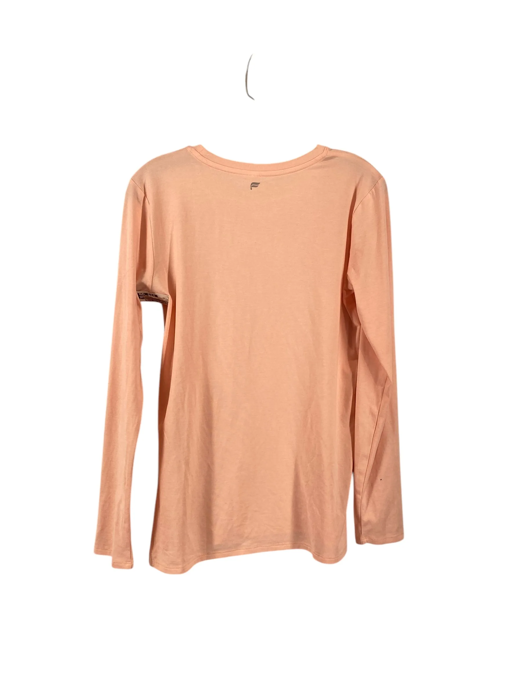 Athletic Top Long Sleeve Crewneck By Fabletics In Pink, Size: Xs