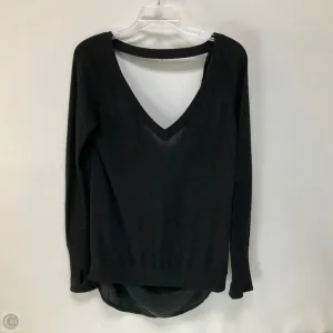 Athletic Top Long Sleeve Crewneck By Lululemon In Black, Size: 8