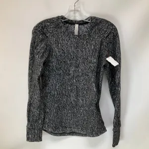 Athletic Top Long Sleeve Crewneck By Lululemon In Grey, Size: 6