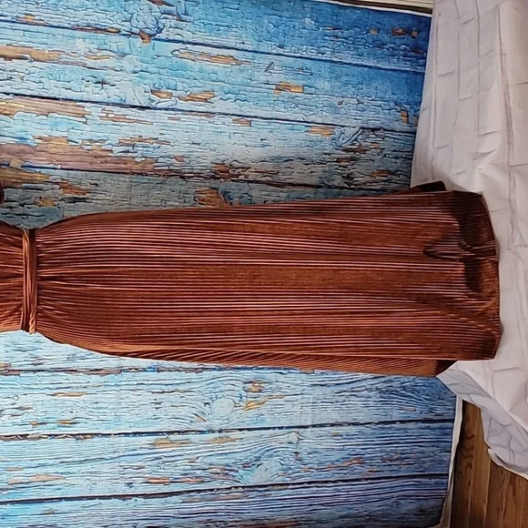 Baltic Born Andi Ribbed Velvet Wrap Dress