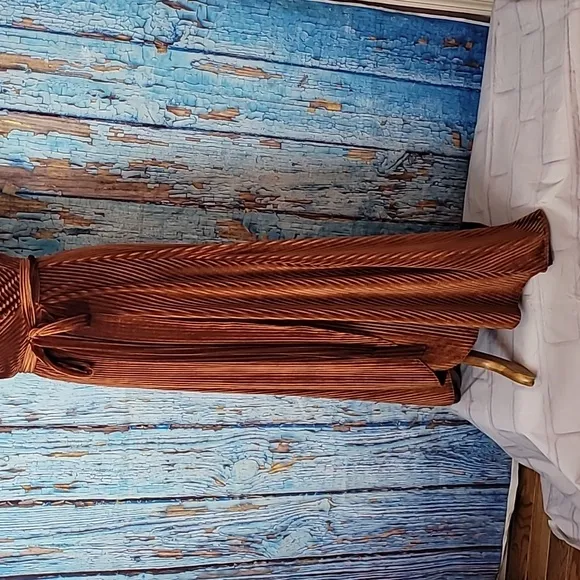 Baltic Born Andi Ribbed Velvet Wrap Dress