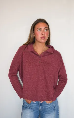 Basic Collared Long Sleeve