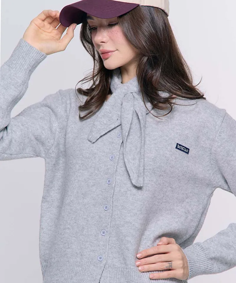 BENECIA 12 Scarf Cardigan - Gray