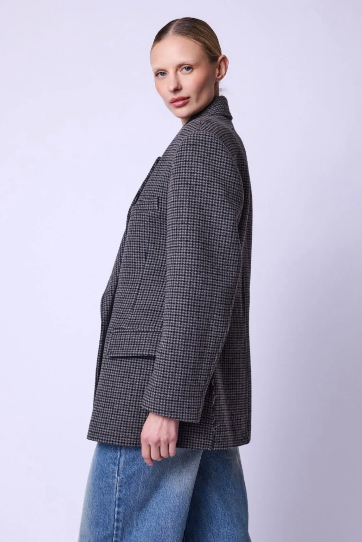Berenice VEVA Blazer | Classic Small Check Blazer