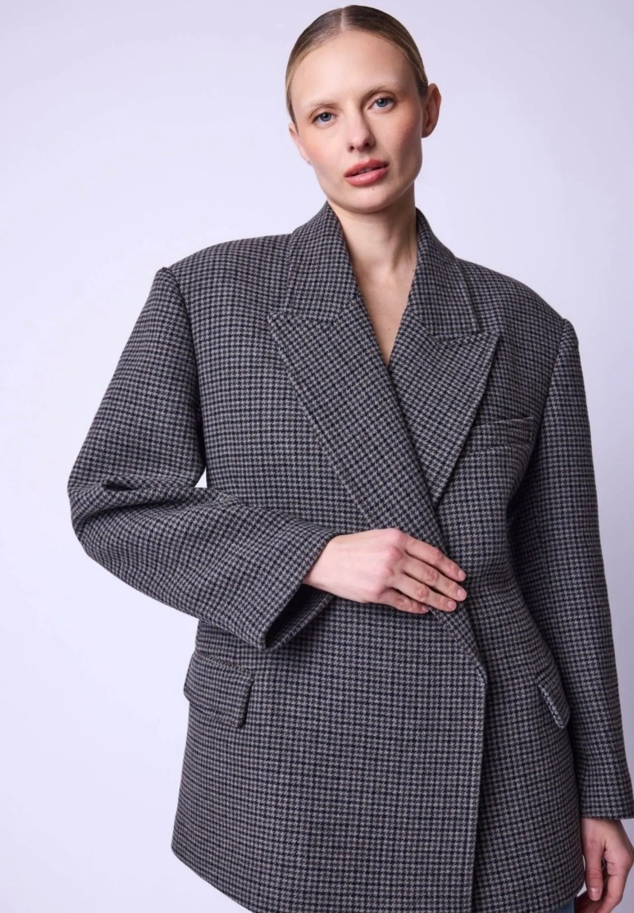 Berenice VEVA Blazer | Classic Small Check Blazer