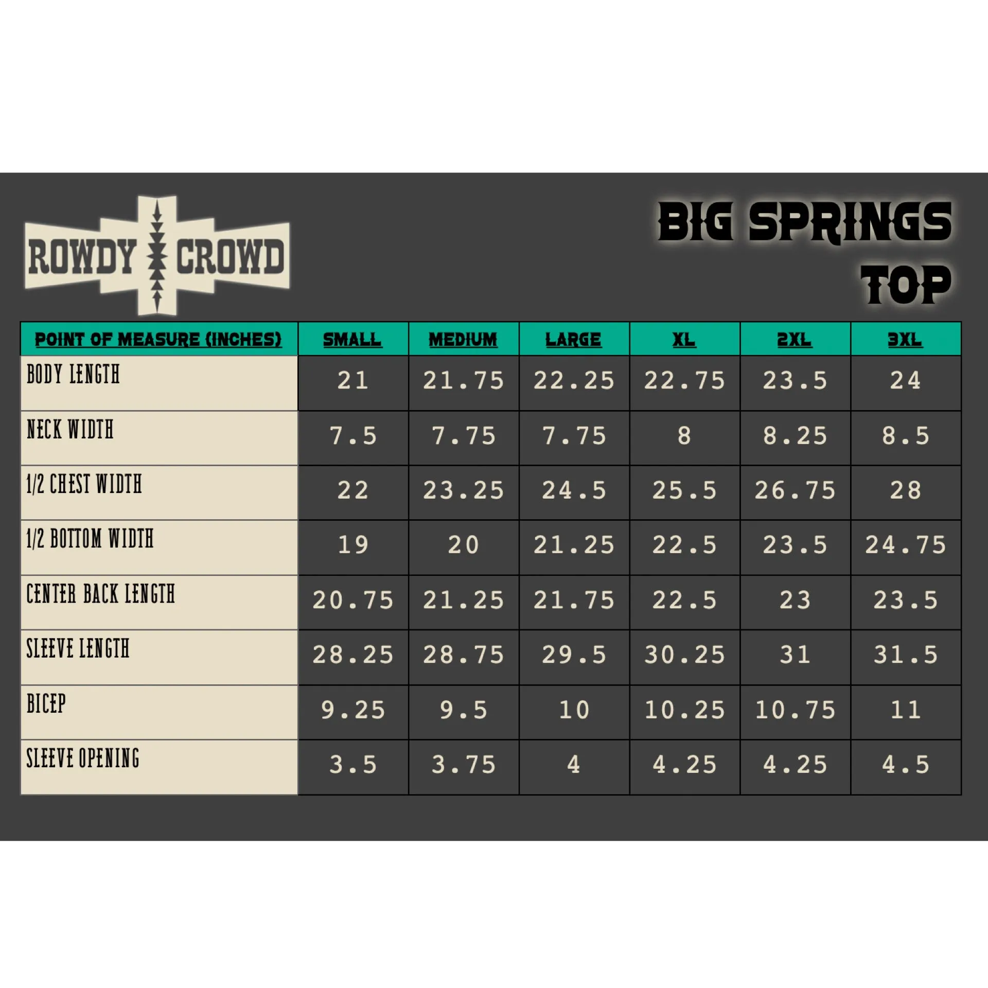 Big Springs Top