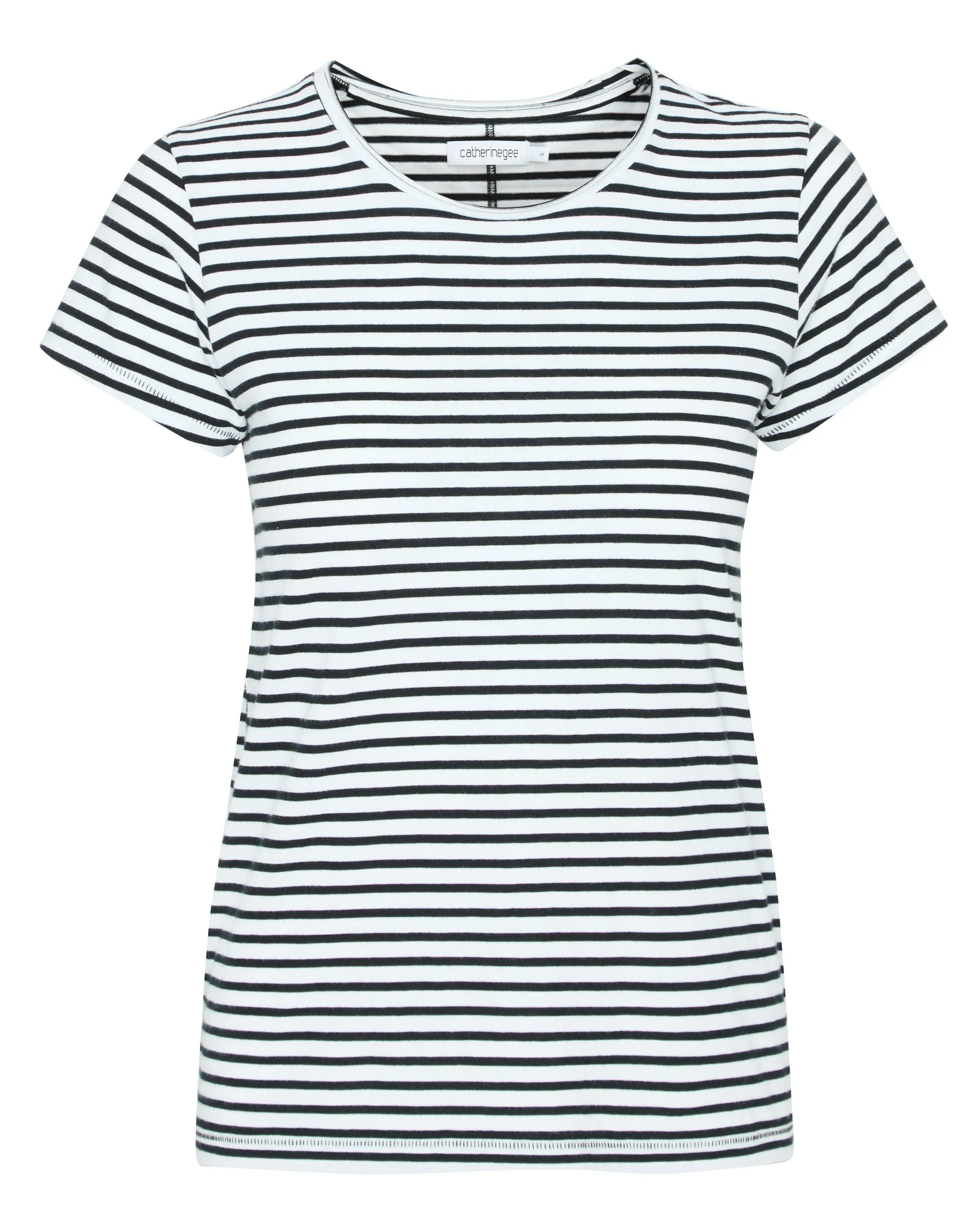 Black White Stripe T-Shirt