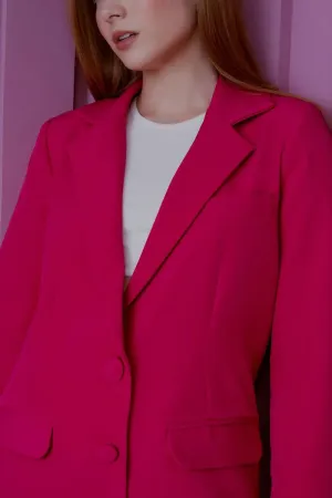 BLAZER DAMASK ROSE