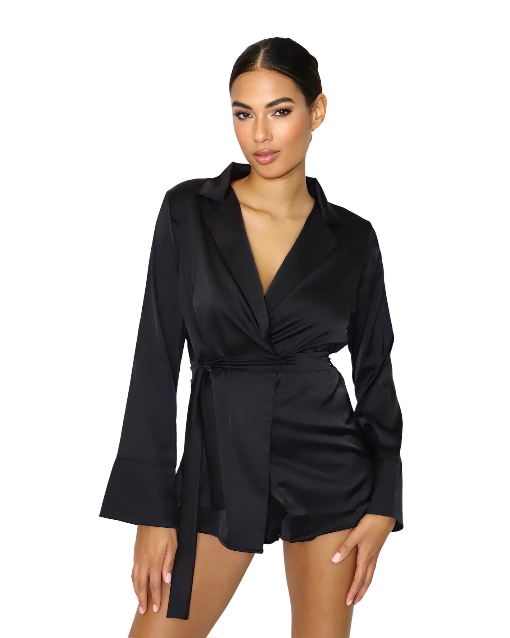 Blazer Short Set - Black