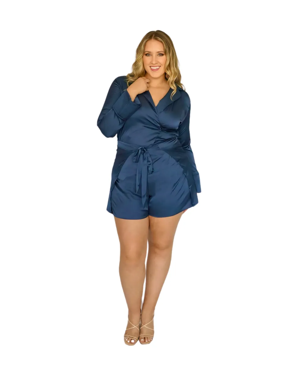 Blazer Top - Viscose Satin