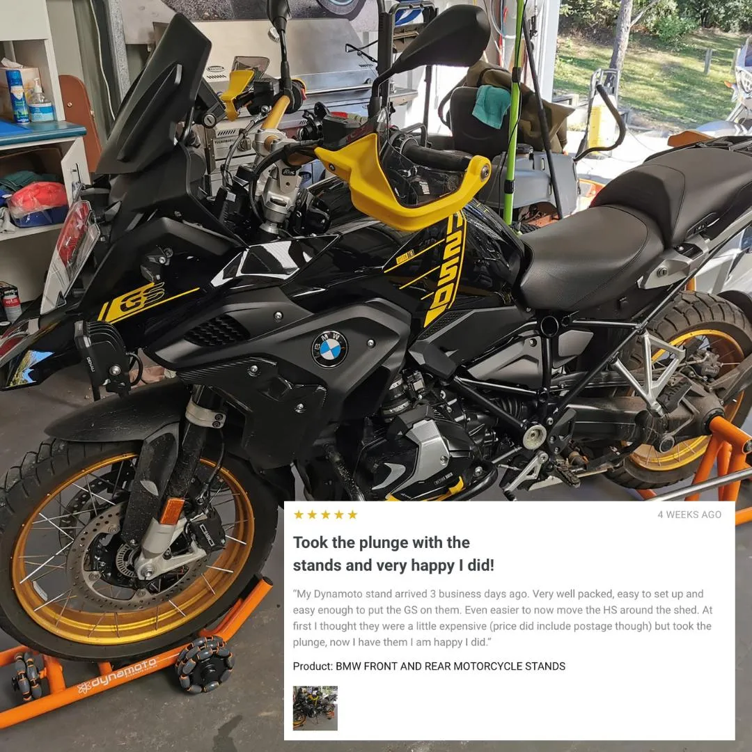BMW Front and Rear Motorcycle Stands