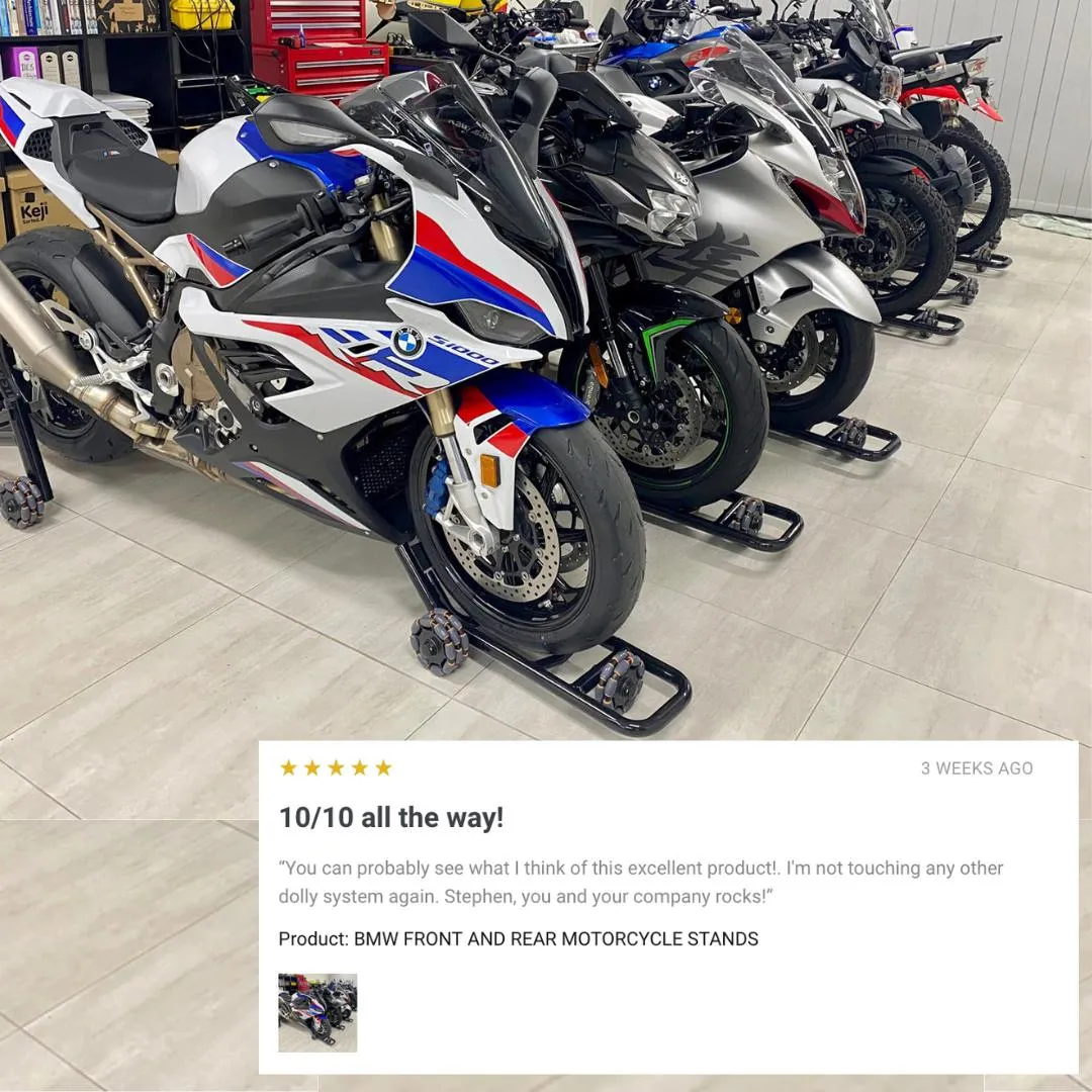 BMW Front and Rear Motorcycle Stands
