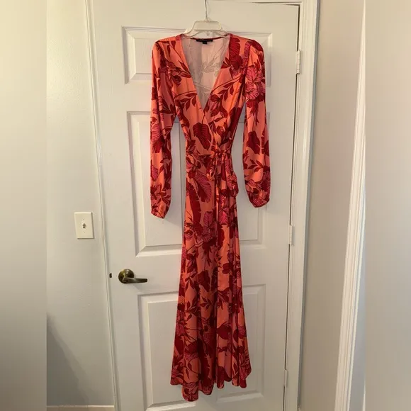 Boston Proper Silk Maxi Dress!