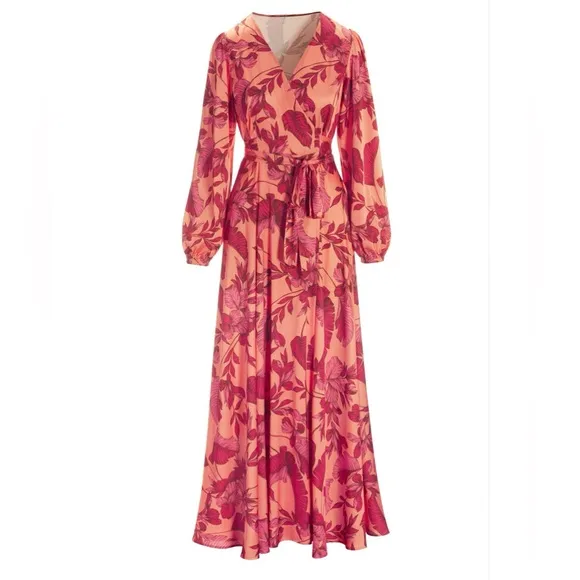 Boston Proper Silk Maxi Dress!