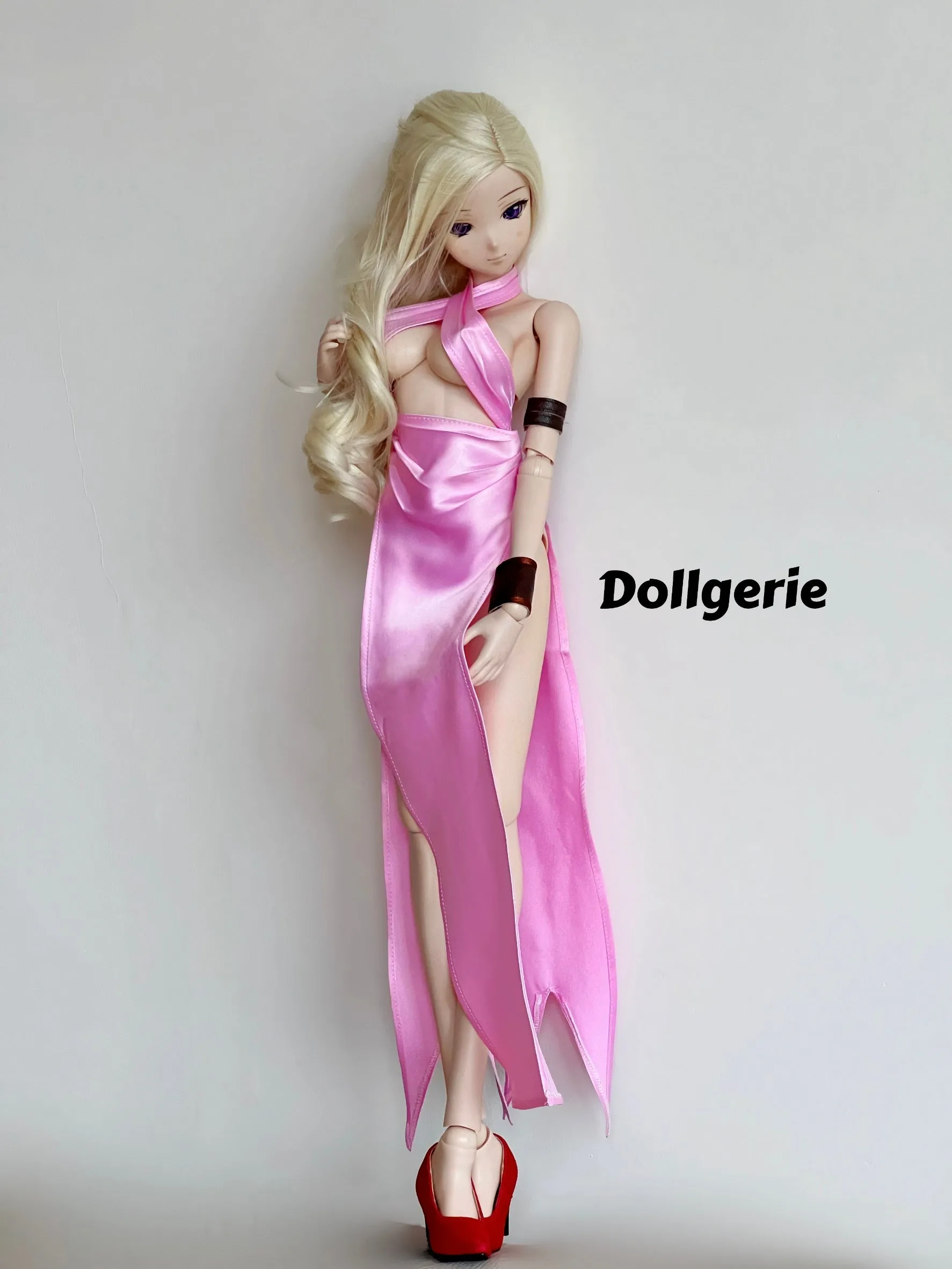 Breast Cancer Awareness Dress for SmD / DD3 / DDdy