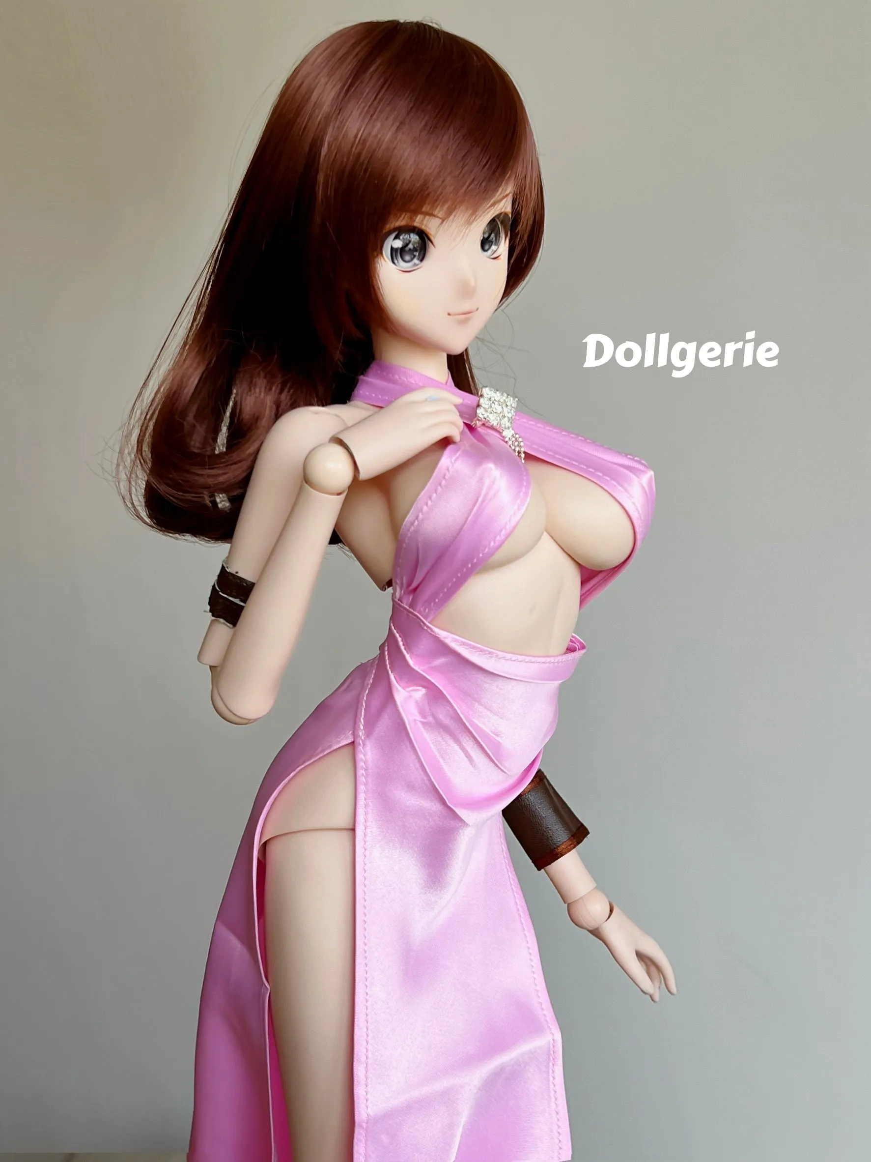 Breast Cancer Awareness Dress for SmD / DD3 / DDdy