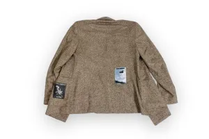 Brown Cashmere Wool Suit Jacket