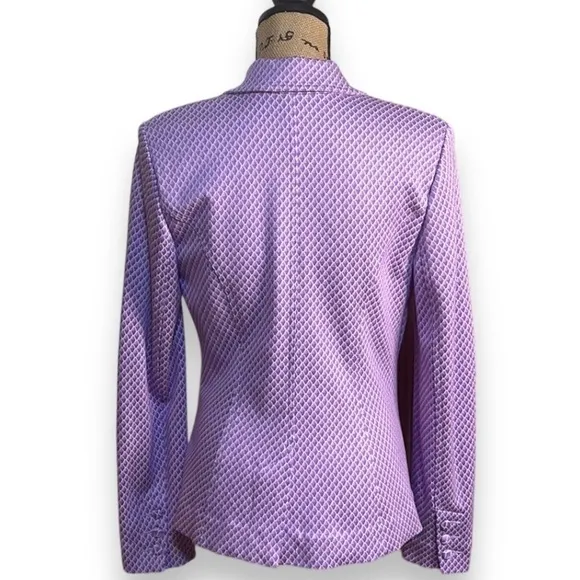 CAbi Imperial Blazer Size M Lavender Lilac Jacket Soft and Comfy Brand New!