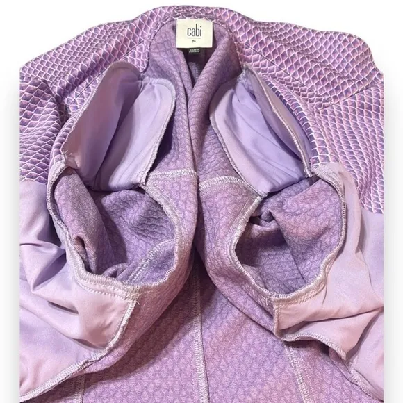 CAbi Imperial Blazer Size M Lavender Lilac Jacket Soft and Comfy Brand New!
