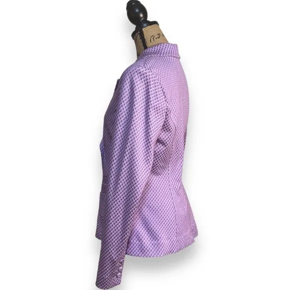 CAbi Imperial Blazer Size M Lavender Lilac Jacket Soft and Comfy Brand New!