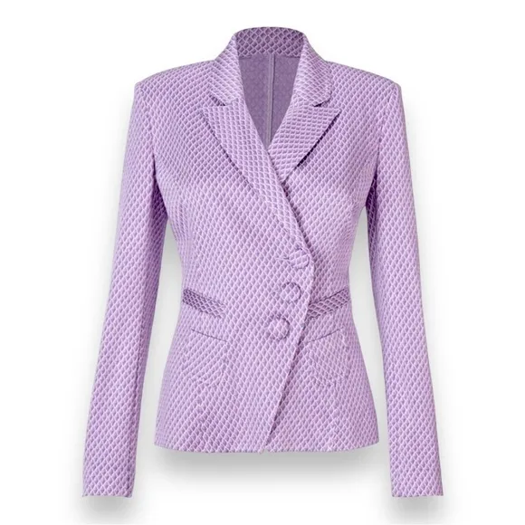CAbi Imperial Blazer Size M Lavender Lilac Jacket Soft and Comfy Brand New!