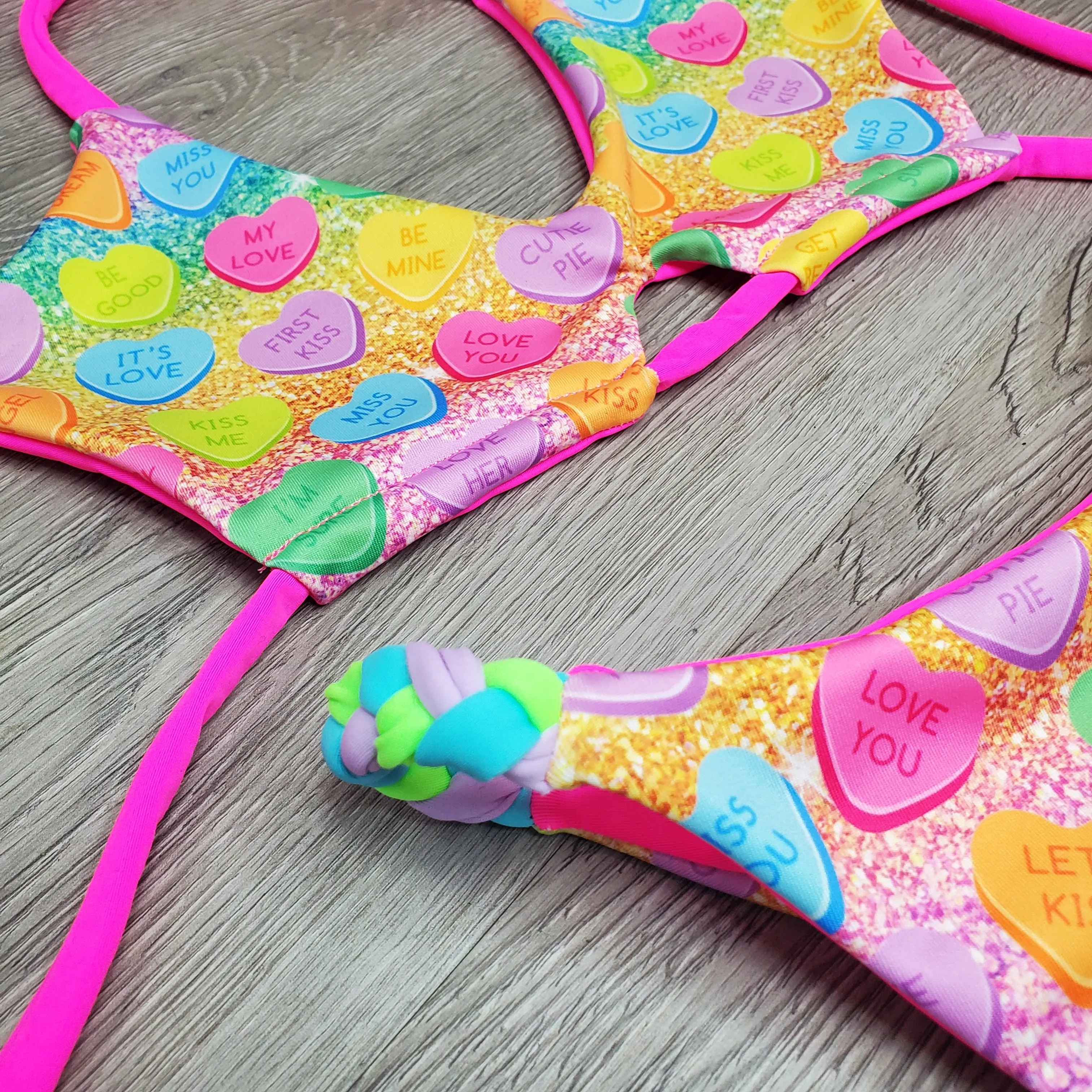 Candy Heart Single Hip Bottoms
