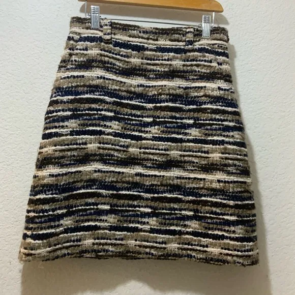 CARVEN  Tweed A-Line  Skirt