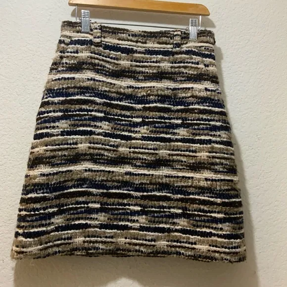 CARVEN  Tweed A-Line  Skirt