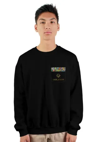 Cash Vision Crewneck Sweatshirt - Black