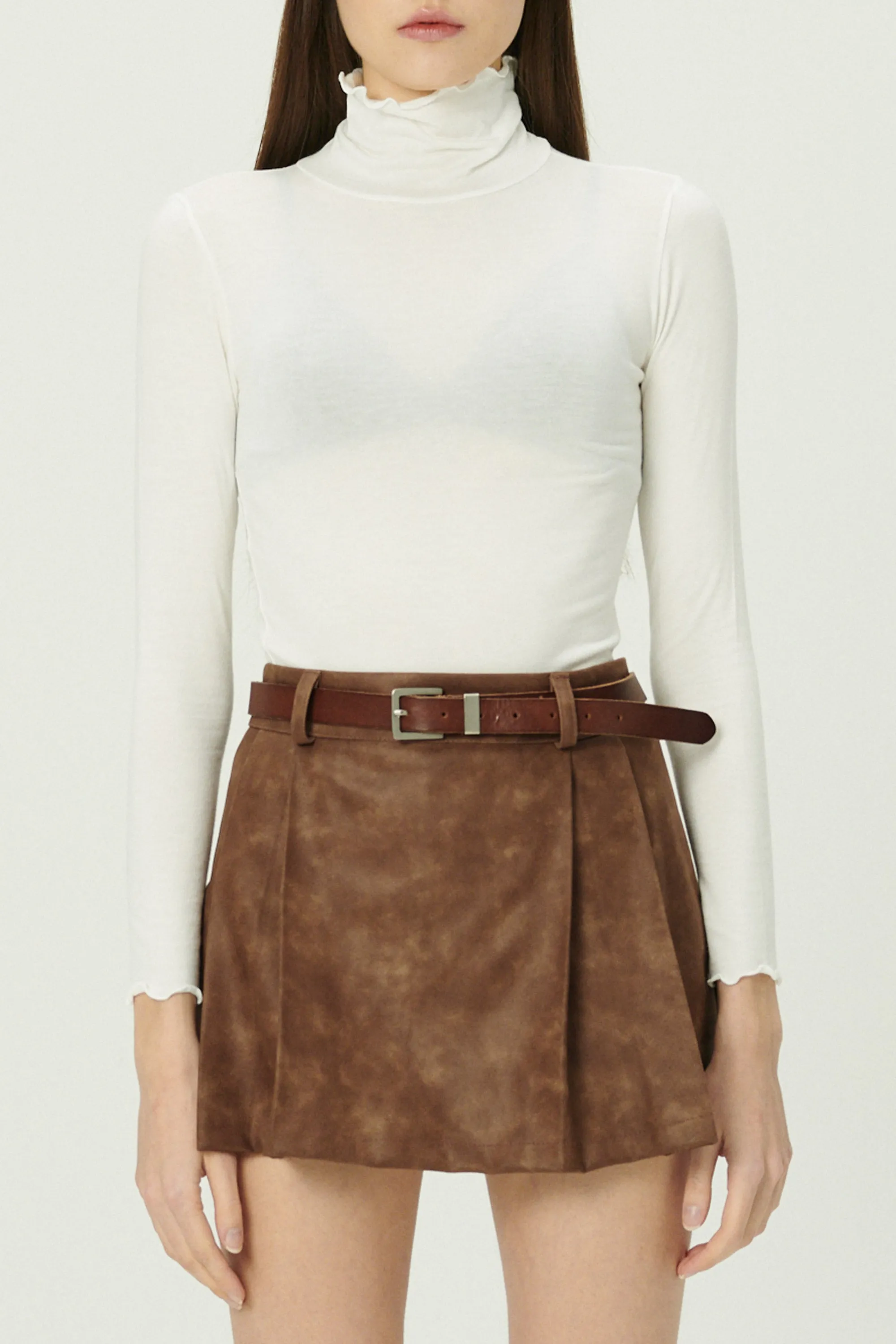 Catalina Lettuce Hem Slim Fit Top