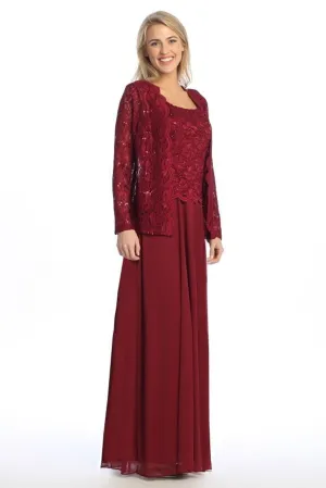 Celavie 6430-L Dress Mother of the Bride A-Line Includes Jacket
