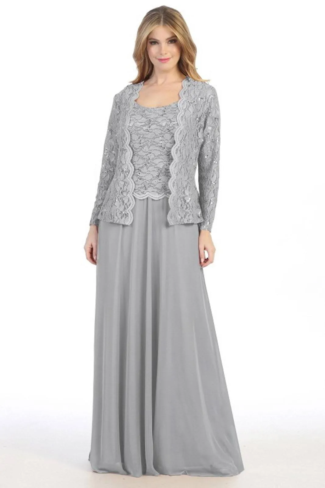Celavie 6430-L Dress Mother of the Bride A-Line Includes Jacket