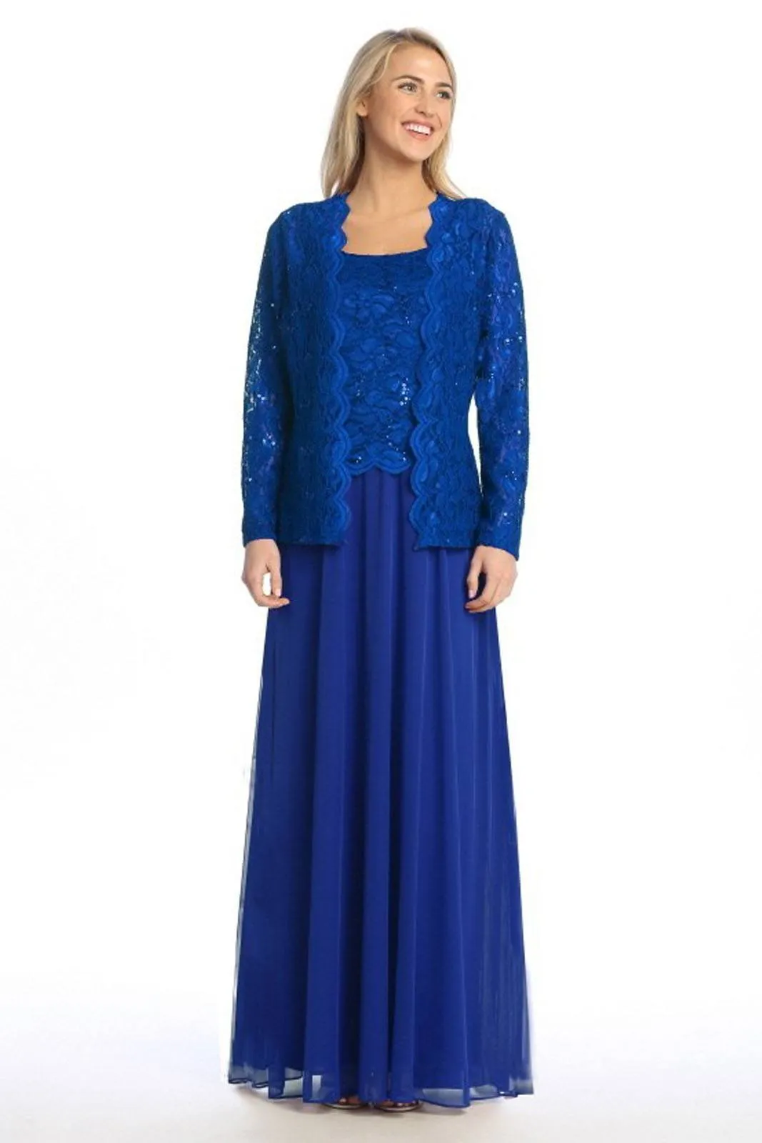 Celavie 6430-L Dress Mother of the Bride A-Line Includes Jacket