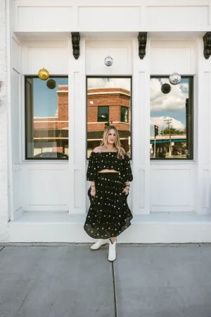 celeste skirt in black