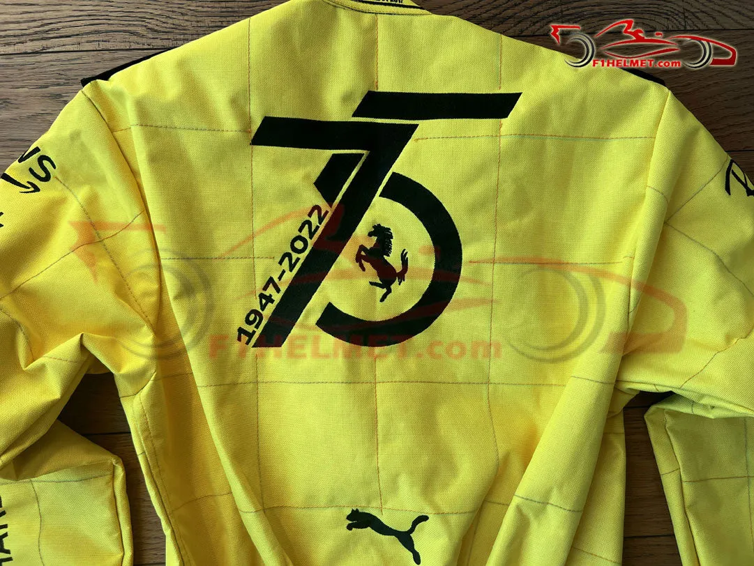 Charles Leclerc 2022 MONZA GP Racing Suit / Ferrari F1