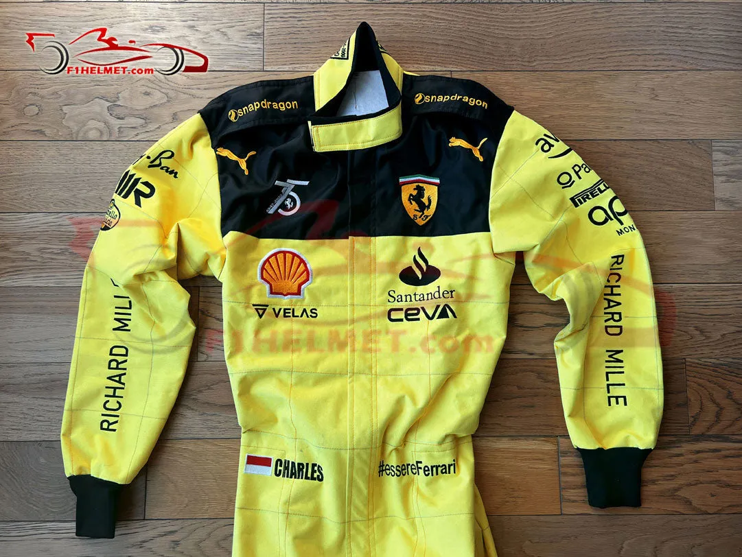 Charles Leclerc 2022 MONZA GP Racing Suit / Ferrari F1