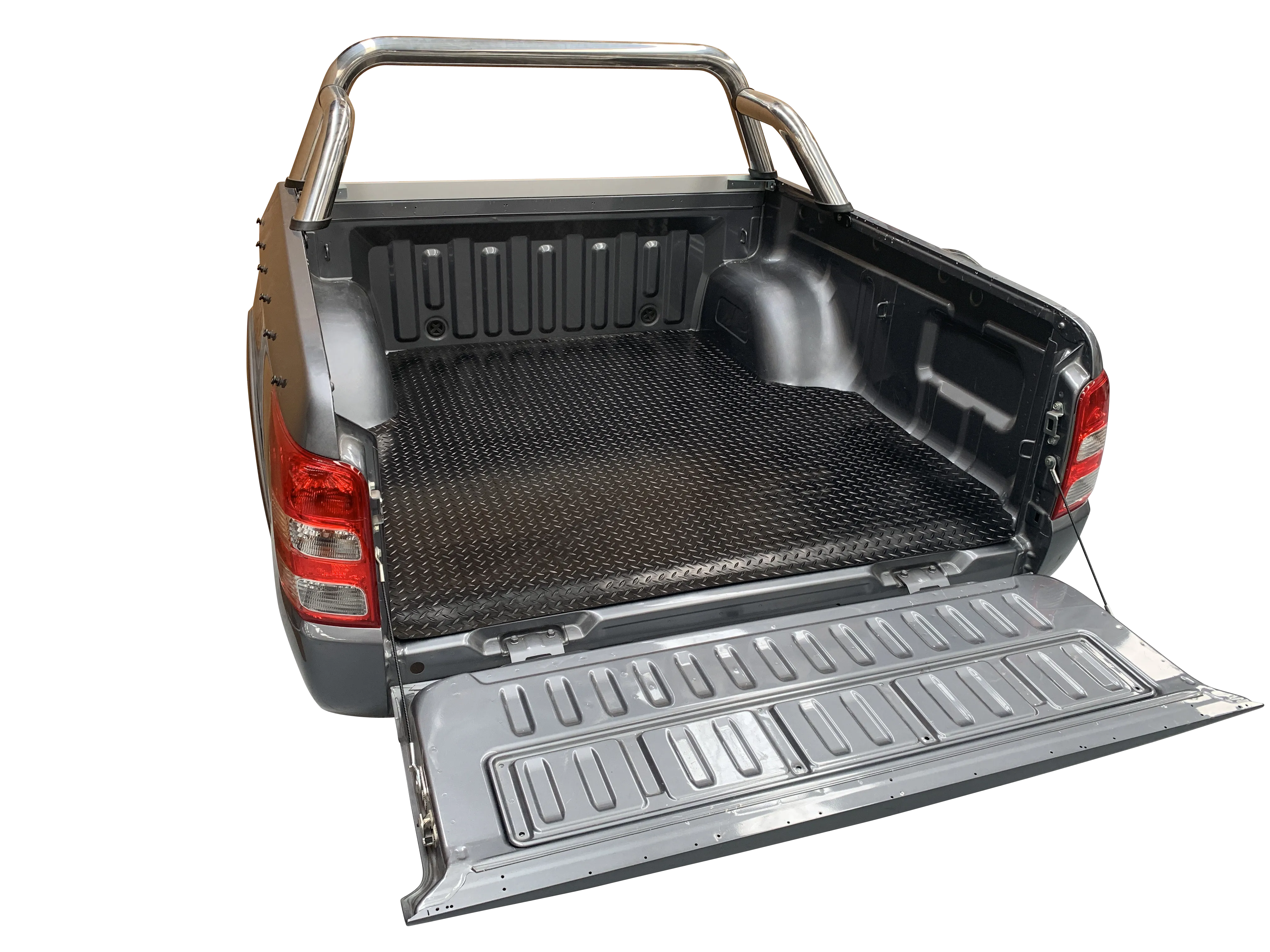 Checker Plate Rubber Ute Mat To Fit Ford Falcon FG Single Cab (2008 to July 2016)