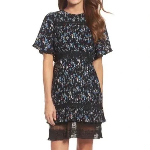Chelsea28 Fit &amp; Flare Floral Dress XS NWT