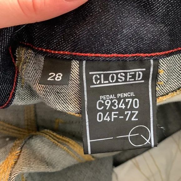 Closed A-Line denim skirt