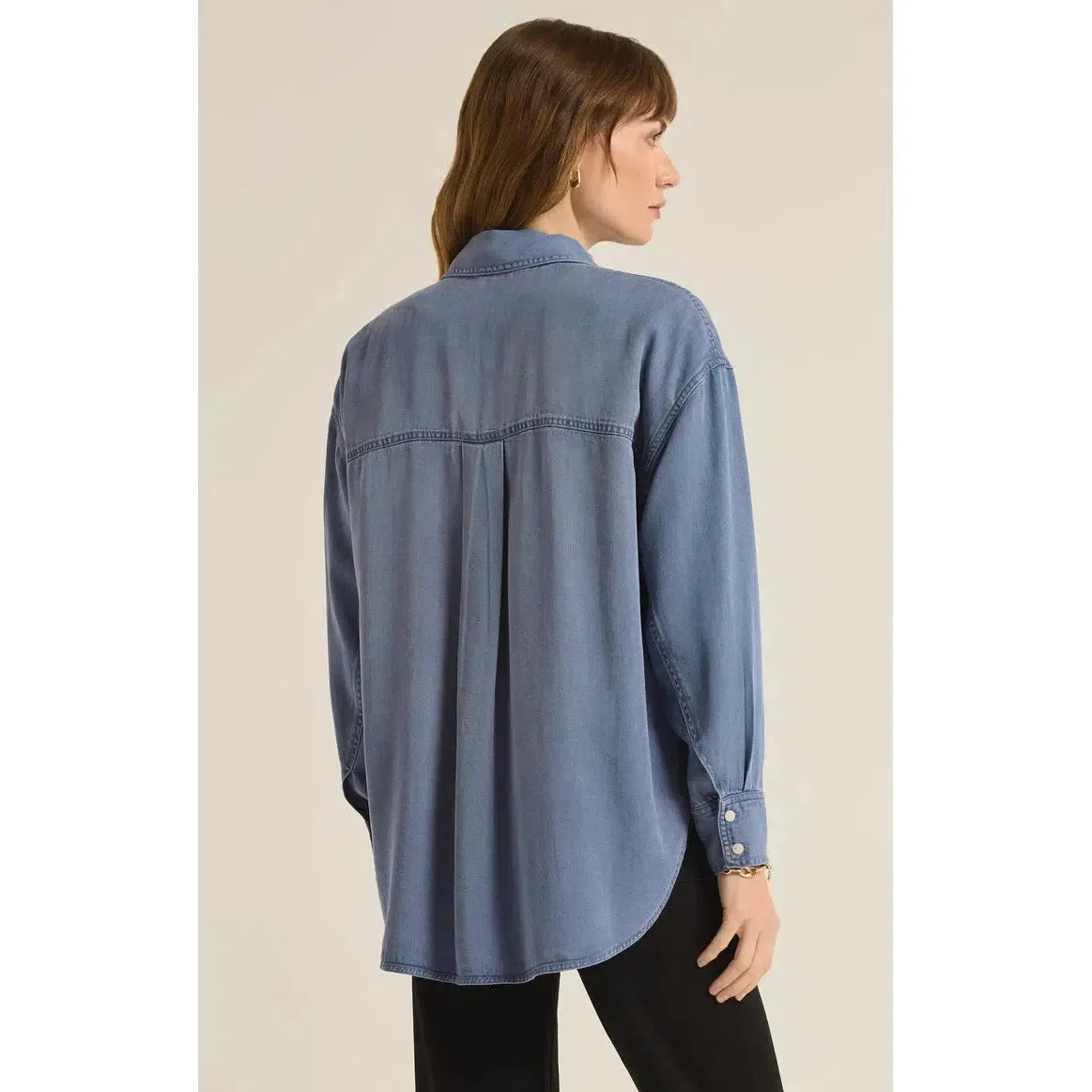 COLBIE CHAMBRAY TOP