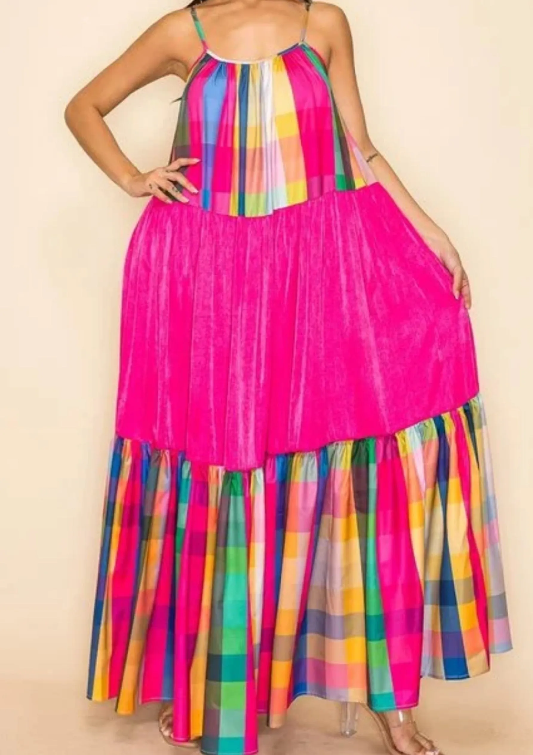 Color Me Bad Multi Maxi Dress