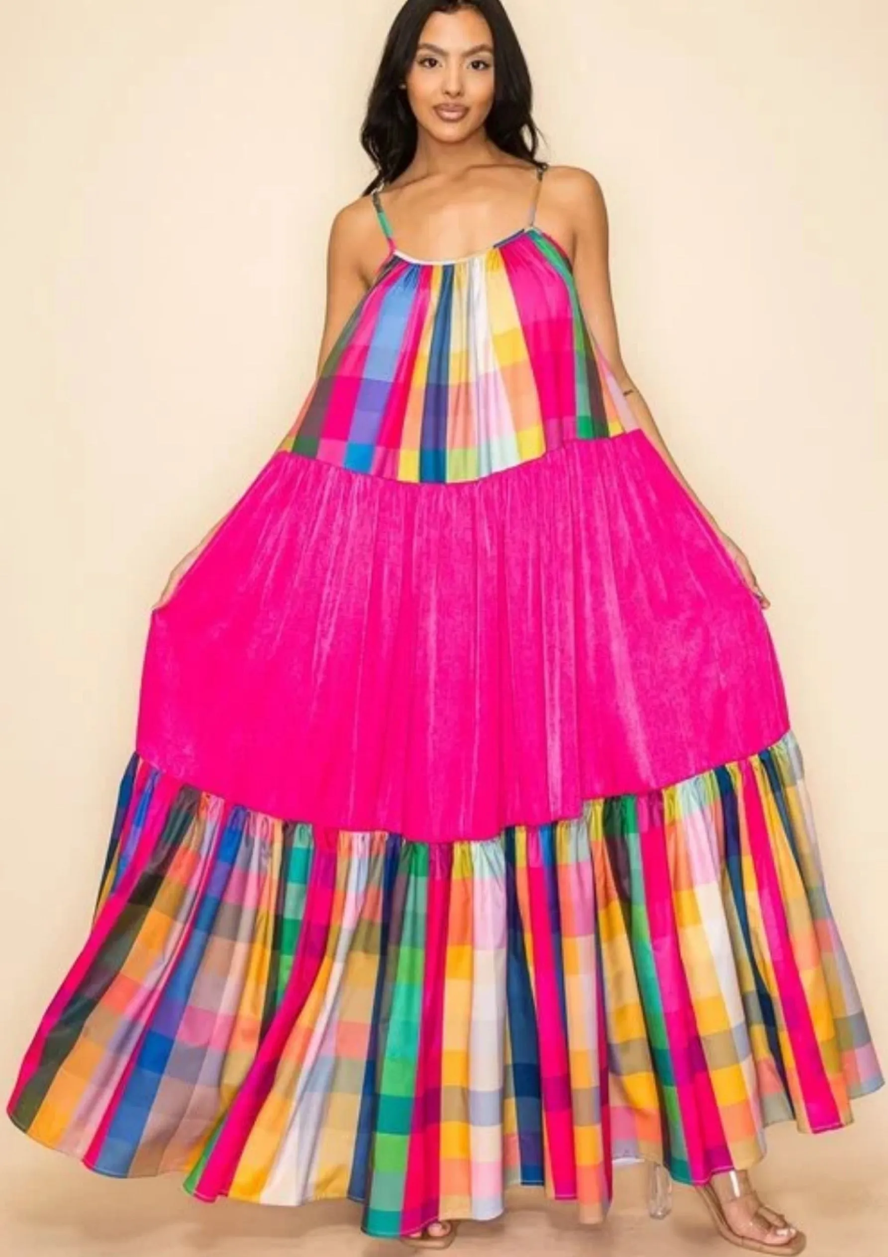 Color Me Bad Multi Maxi Dress