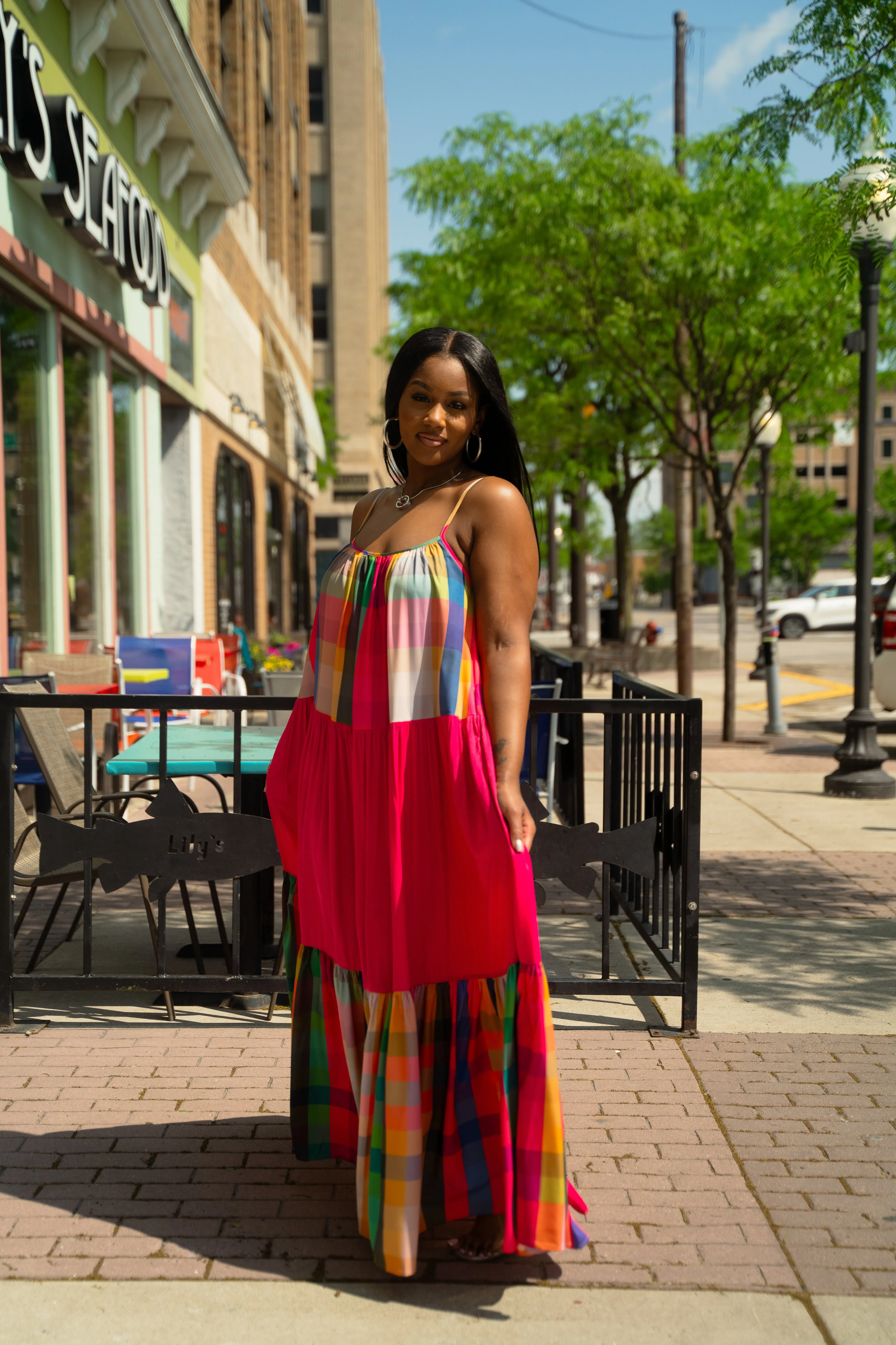 Color Me Bad Multi Maxi Dress