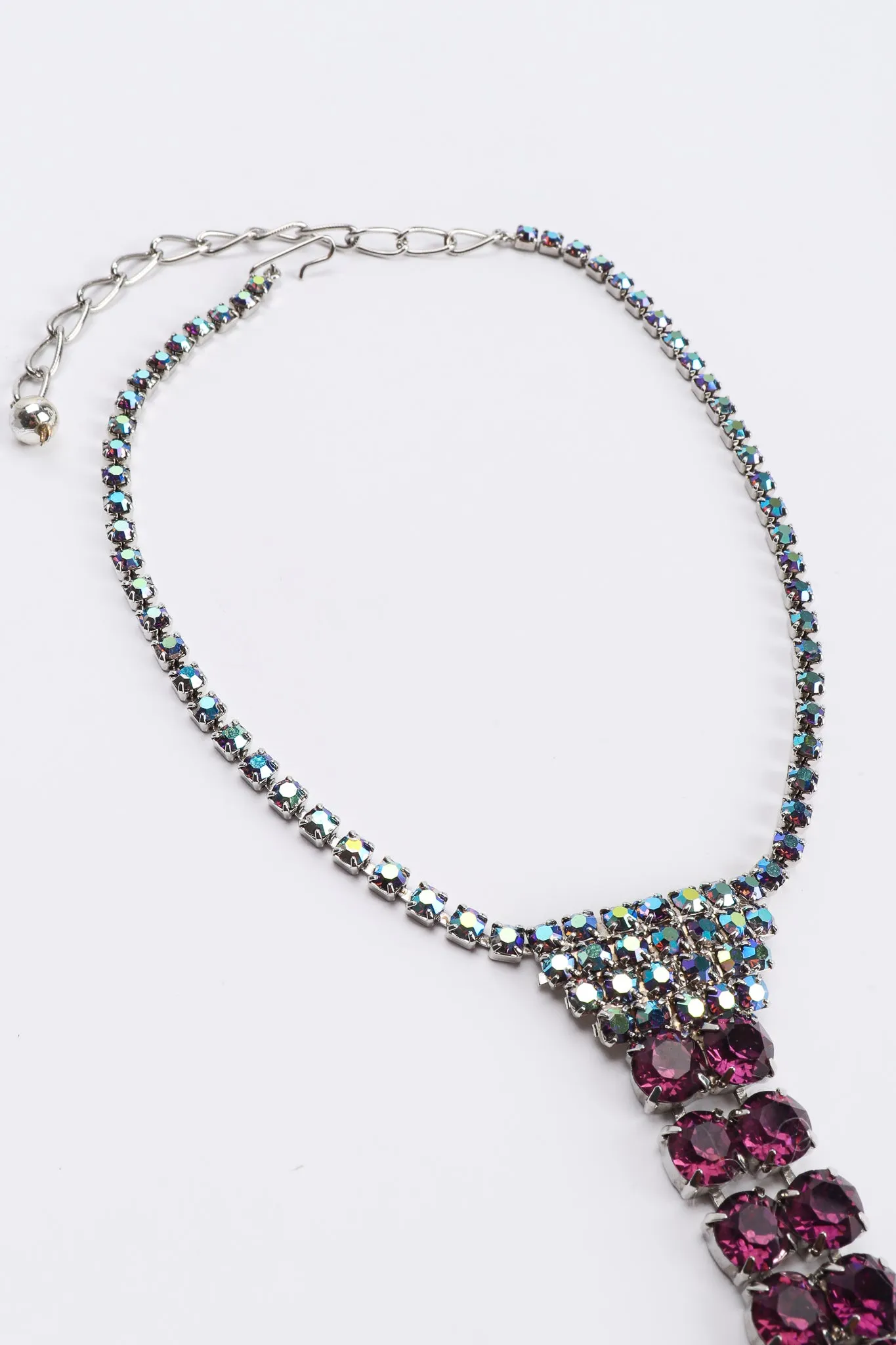 Crystal Necktie Necklace