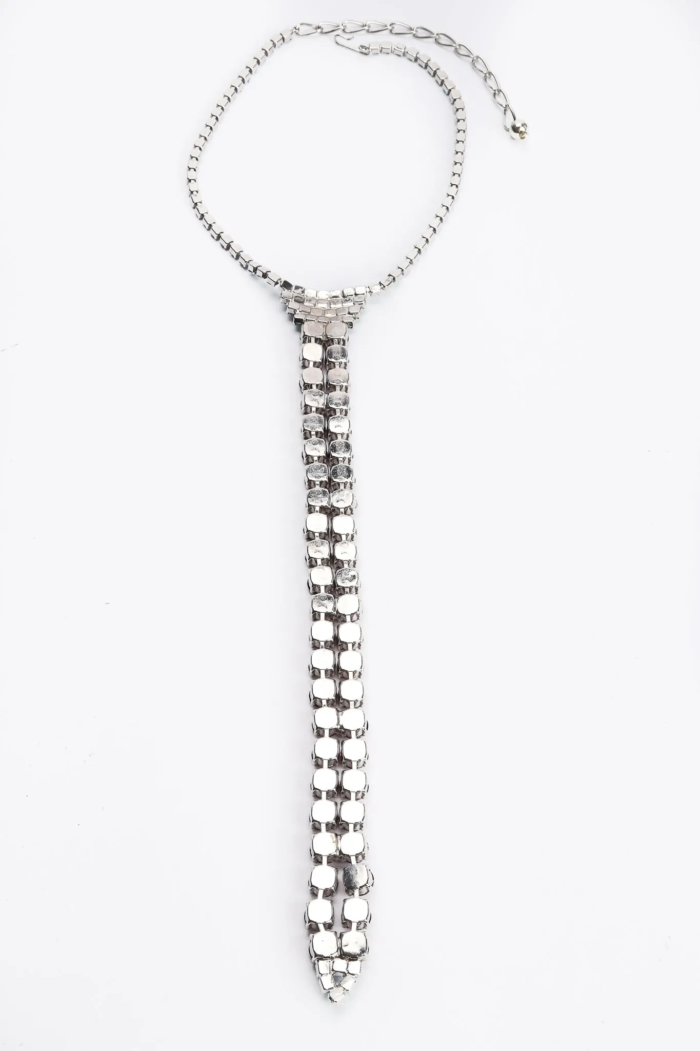 Crystal Necktie Necklace