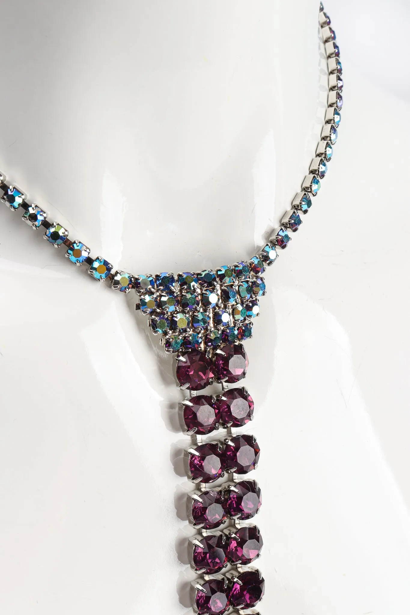 Crystal Necktie Necklace